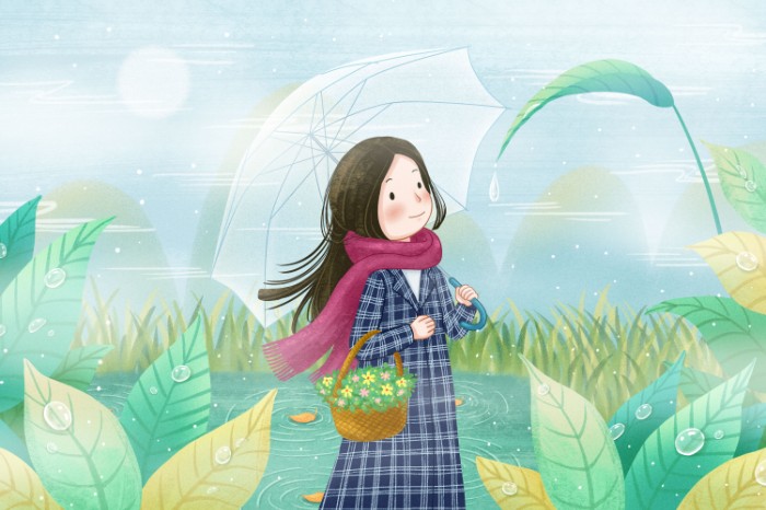 摄图网_401618942_秋天降温小女孩插画（非企业商用）.jpg
